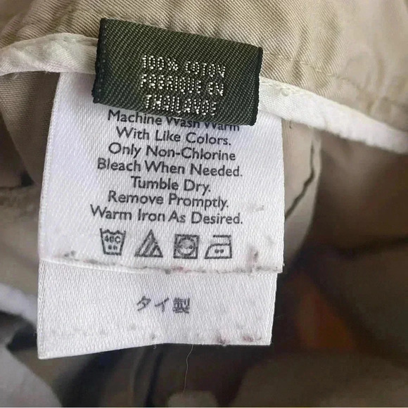 Eddie Bauer Size 4 Women’s Mercer Fit Khaki Shorts Bermuda Style 100% Cotton Tan - Picture 8 of 13